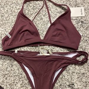 Full set - Rhythm brandy swimsuit L/12